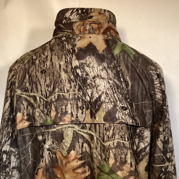 Gamehide Hunting Camouflage Jacket Mossy Oak Break Up removable hood Mens XXL - Picture 5 of 16